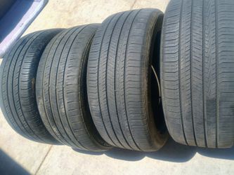 235/45/18 4 TIRES EXCELLENT CONDITION 55-65% TREAD DOT 36/23