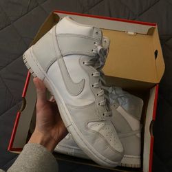 Nike Dunk High Vast Grey Size 10