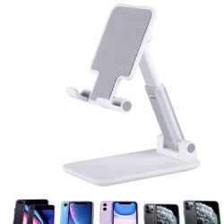 Foldable Cell Phone Stand  ( 1 Pink + 1black）
