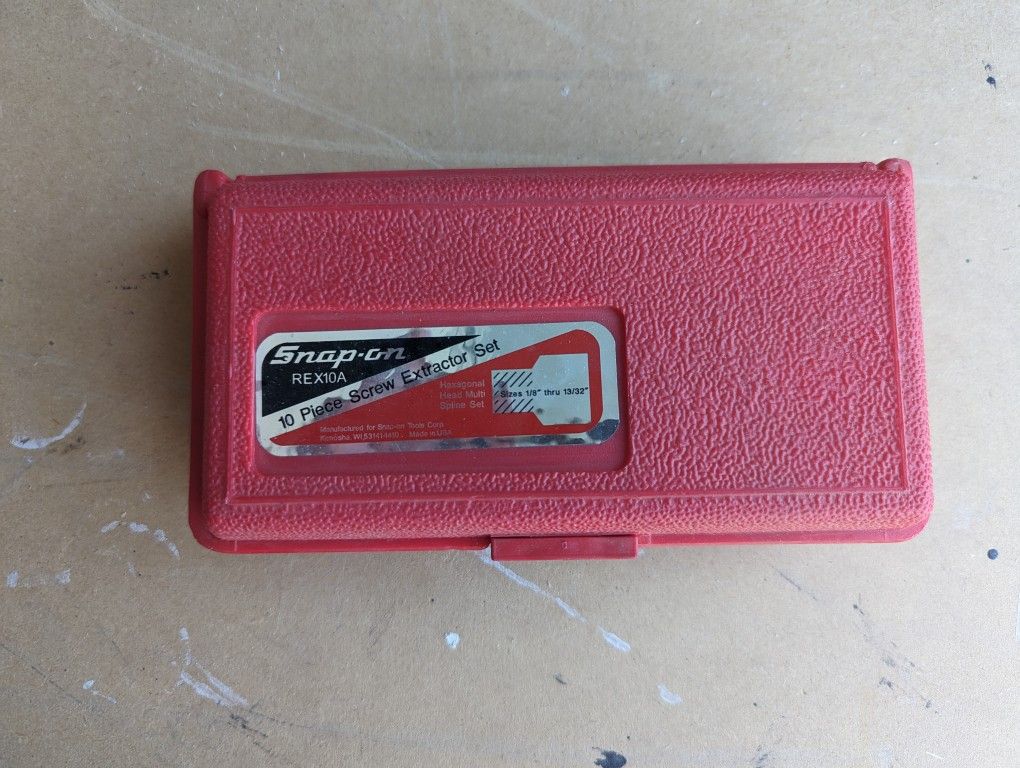 Snapon Broken Screw/Bolt Extractor Kit for Sale in Anthony, TX OfferUp