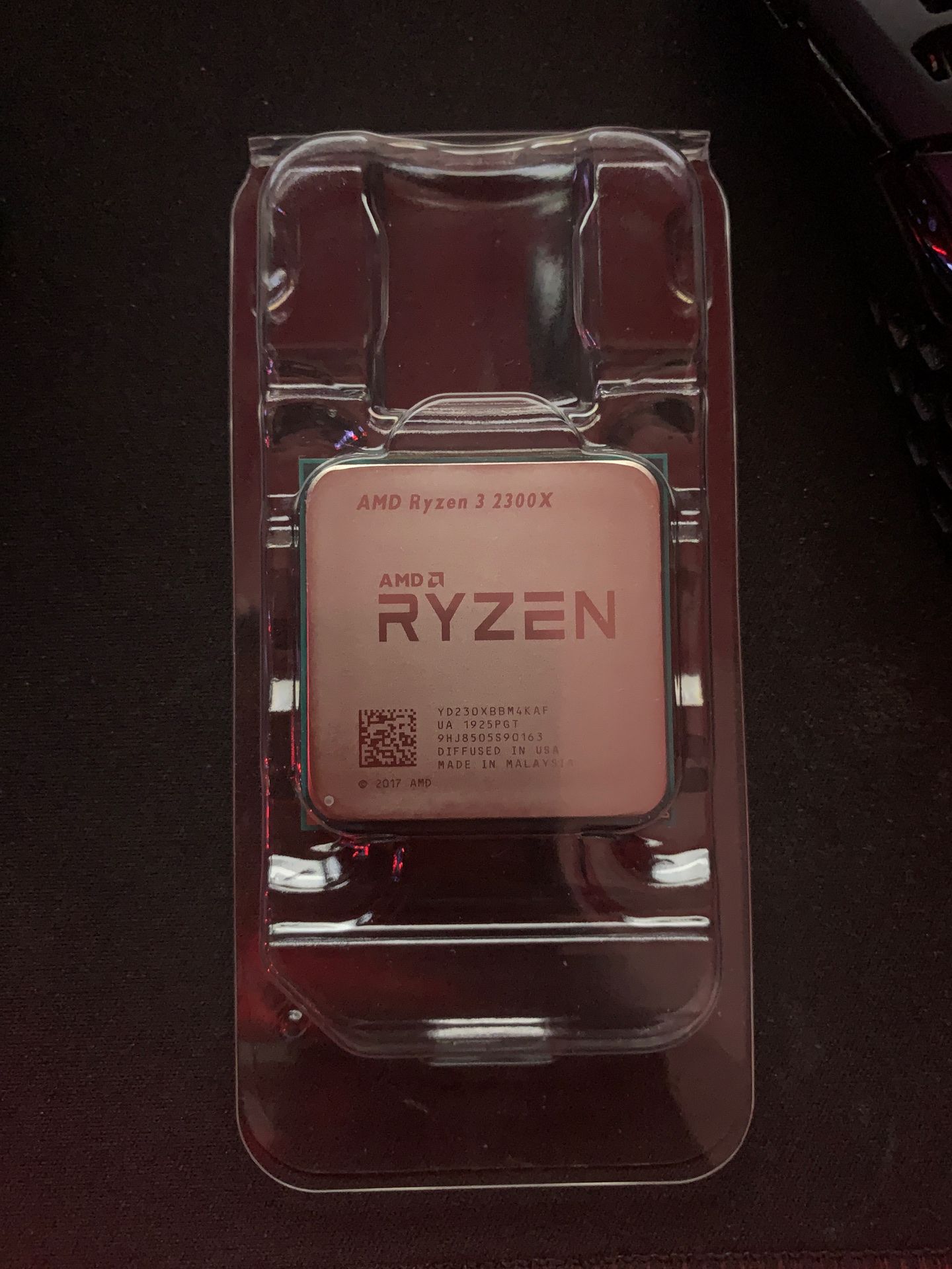 AMD Ryzen 3 2300x & Cooler Master Stealth heat sync fan