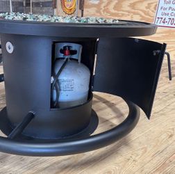 Custom Wire Reel Gas Firepit