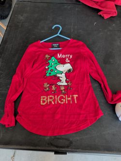 Snoopy Christmas Girls Shirt