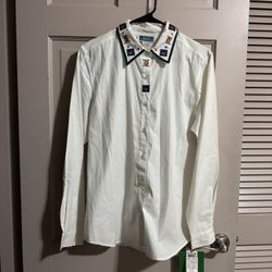 Womens Vintage Holiday Button Down Bryn Connelly Christmas NWT Size 12