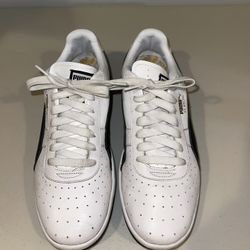 Puma White GV Special Men’s Sz 10.5 Low Top Sneakers ~ Very Good Condition,