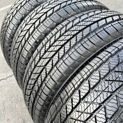 235/60/18 vendo un set de llantas usadas excelente condiciones de vida las 4 ✅🤩I am selling a set of used tires, all 4 in excellent living conditions