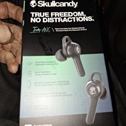 PRICE REDUCED $75 Skull Candy Indy Anc Bluetooth  Earbuds In Box