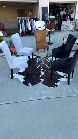Cowhide Print Area Rug