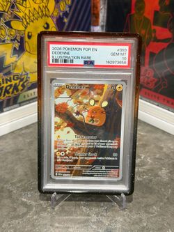 PSA 10 Dedenne Illustration Rare Perfect Order