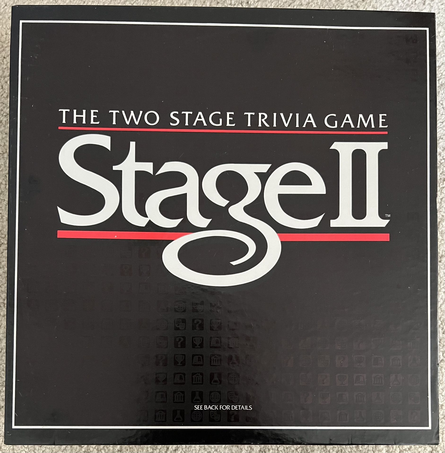 Stage II Trivia Game - Vintage 1985