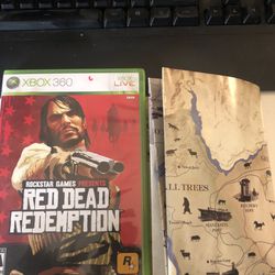 Red Dead Redemption Rockstar Games PS3 Video Game w/ Map and Manual