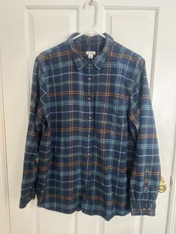 LL Bean Size XL Flannel Button Down Shirt
