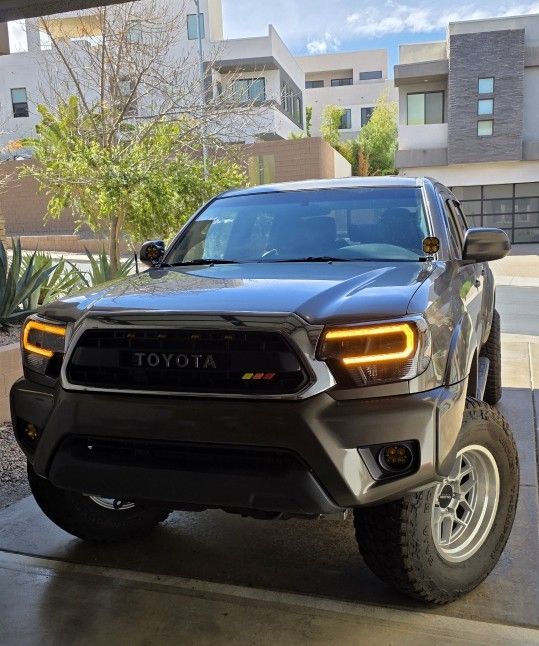 Morimoto XB Hybrid LED Headlights Amber Toyota Tacoma 2012-2015