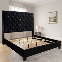 Black King Size Bed Frame 