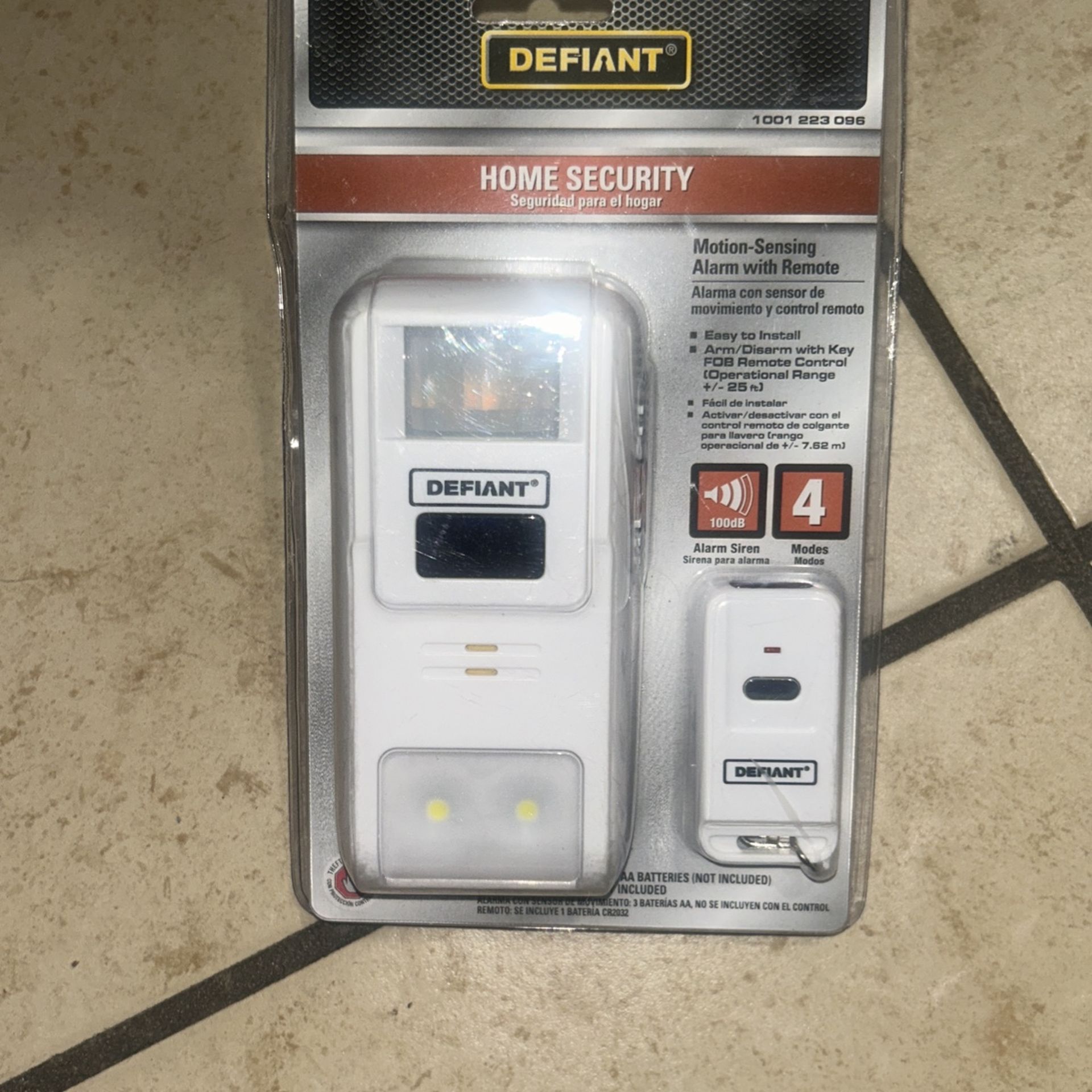 Home Security Motion Sensing Alarm