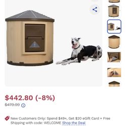 Dog Palace CRB Palace Insulated Dog House,large