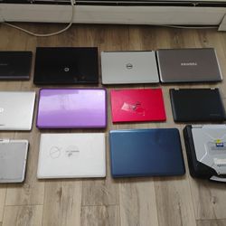 Lot of 12 Laptop Computers 