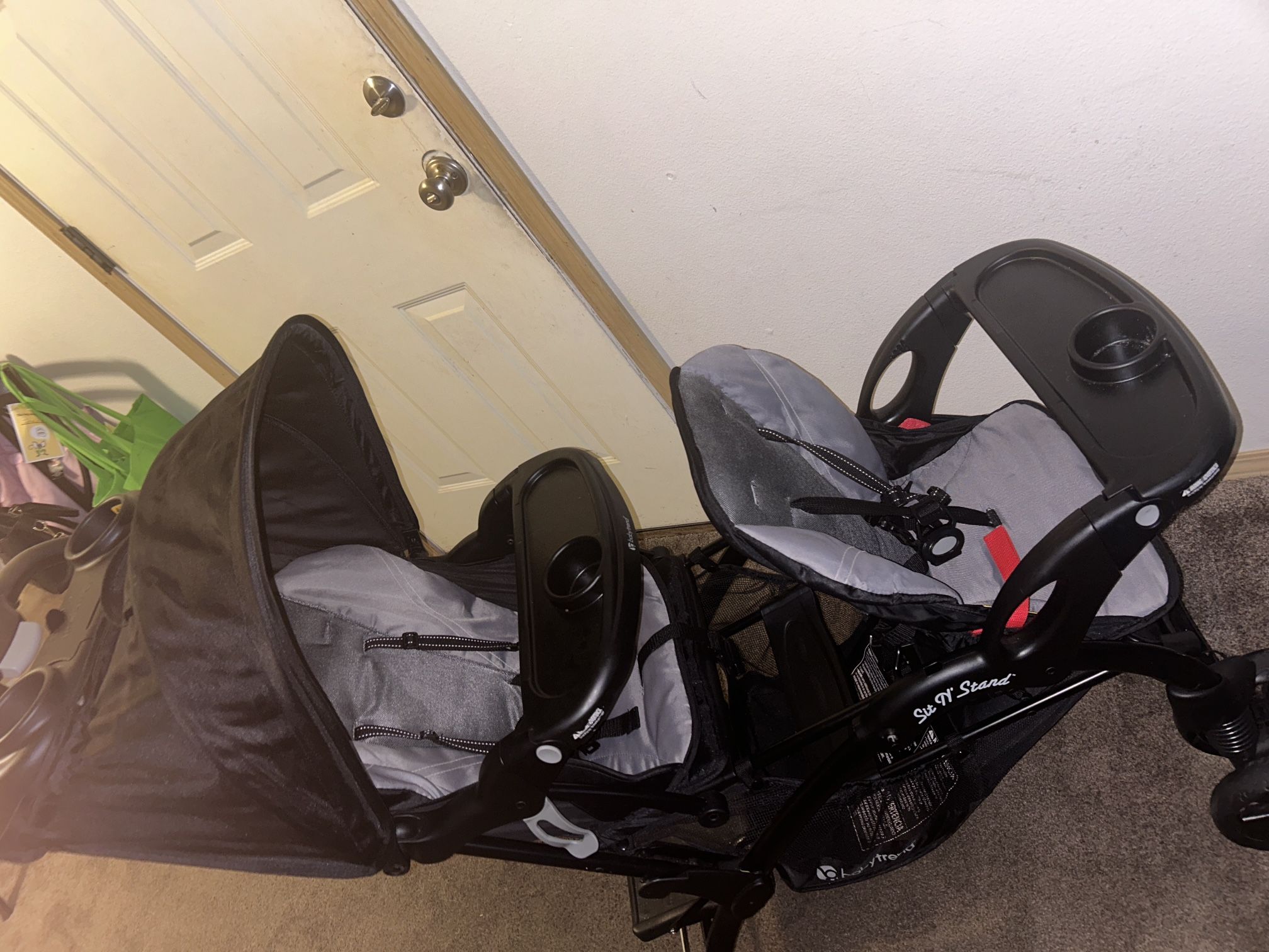 Double Stroller -BabyTrend Sit N Stand