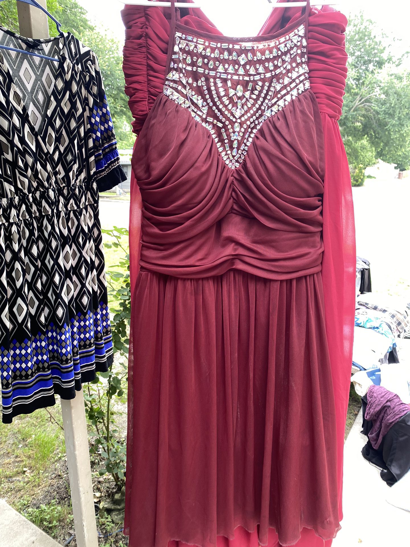 Maroon Dress Size 21 $25