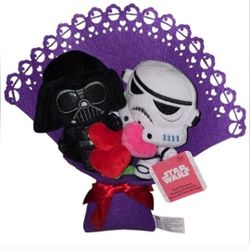 Star Wars Plush Valentine's Bouquet with Darth Vader & Stormtrooper