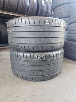 285/30/20 Michelin Pilot Sport 4s tires 285 30 20