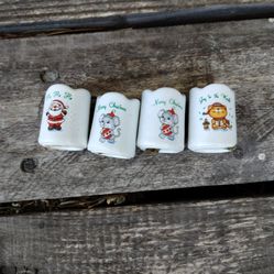 Christmas theme mini candle holders