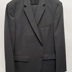 Men’s Tasso Elba Charcoal Gray Business Suit Jacket Pants (Nice!)