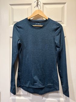 Eddie Bauer Women’s Crew Neck Activewear Long Sleeve Shirt, Size: Medium
