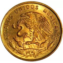 1964 Mexico 1 Centavo Coin  