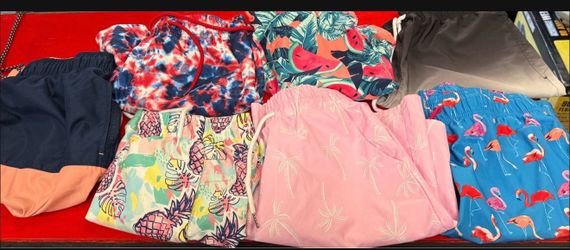 Mens swim shorts lot size med  $5 each