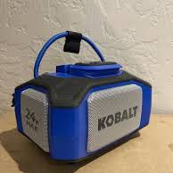 NEW* Kobalt 7-in 10-Watt Bluetooth Speaker AND extra 24v batteryu