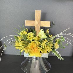  Flower Arrangement Cross