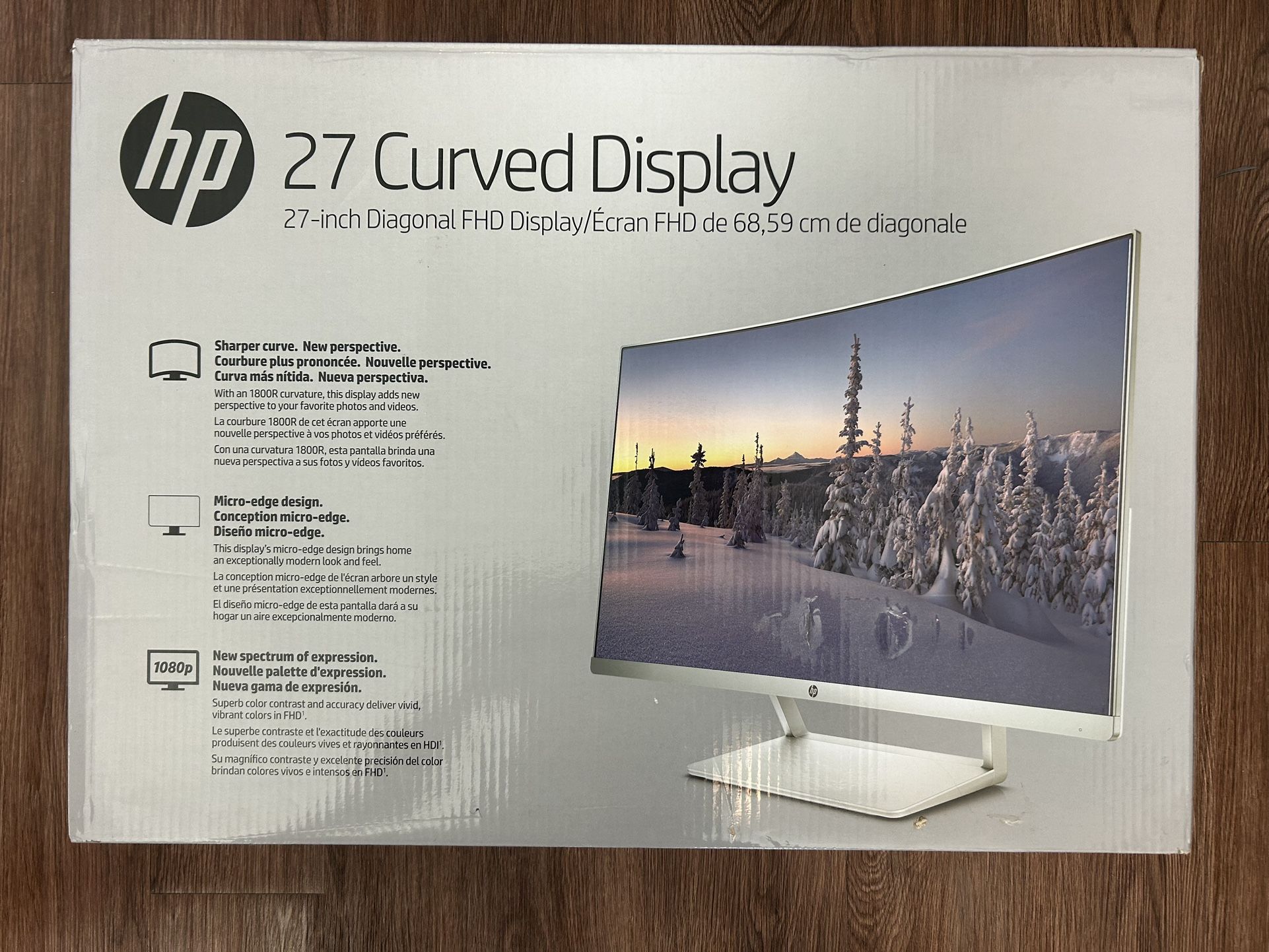 HP 27” Curved Monitor