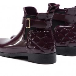 Hunter Rain Boots Gloss Quilt 