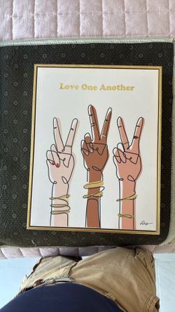 Love One Another” – Modern Canvas Wall Art