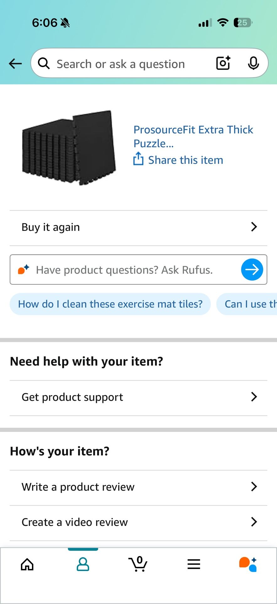 Exercise Puzzle Mat (BRAND NEW)