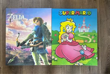 Breath of the Wild and Princess Peach Canvas