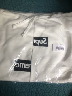 Supreme comes des Garćon box logo hoodie