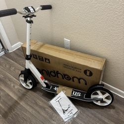 WAYPLUS Kick Scooter for Ages 6+, Kid, Teens & Adults. Max Load 240 LBS. Foldable, Lightweight, 8IN Big Wheels for Kids, Teen and Adults, 4 Adjustable