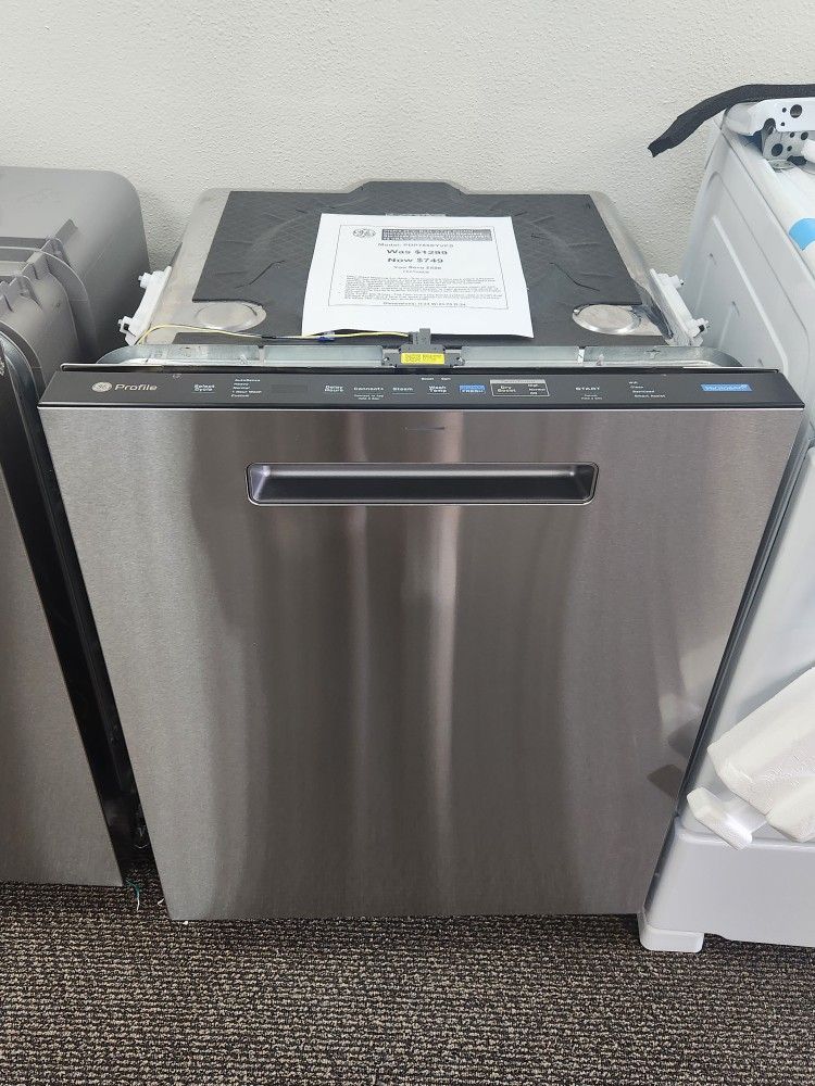 Profile 24 in. Built-In Top Control Dishwasher in Fingerprint Resistant Stainless wl Stainless Tub UltraFresh, 42 dBA