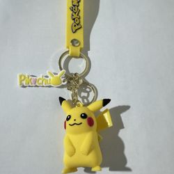 Pokemon Keychains for Girls Boys, Cute Kawaii Keychain, Backpack Key Chain Accessories Wristlet Key chain Car Charms