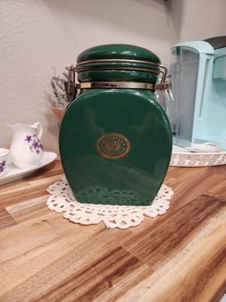 European coffee house canister