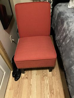 Orange Slipper Chair