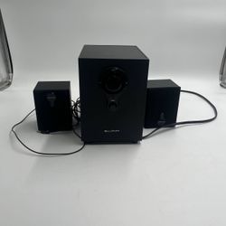 SoloAudio TL-M2112 2.1 Computer Speaker System Subwoofer Tested Working 