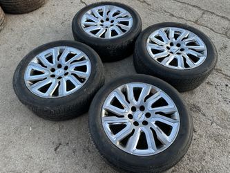 22” Chevy High county wheels and Bridgestone tires 22 GMC Denali Rims Fit Chevrolet Silverado Tahoe Sierra Yukon Factory original stock Take Off Oem C
