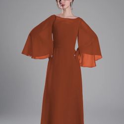 Formal Dress - Burnt Orange  