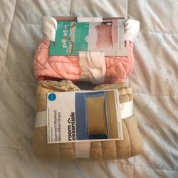 Microfiber And Triangle Stitch Pillow Shams