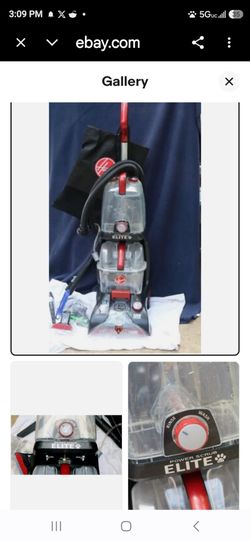 Hoover Power Scrub Elite Pet Carpet Cleaner Shampooer FH50258 W. Accessories