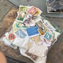 Random Bag Of Old Stamps 