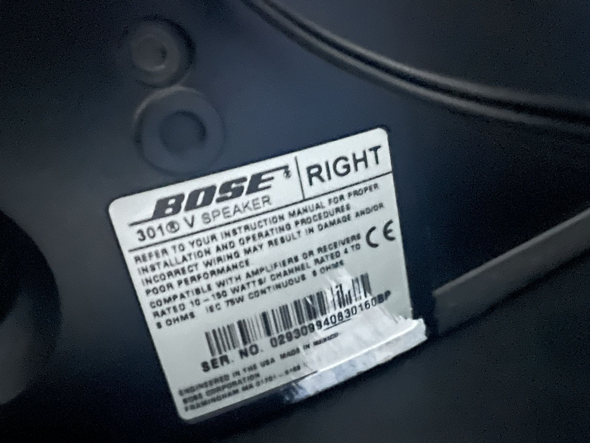Bose Home/Car Wired Speakers 